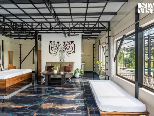 Photo 8 of 10 at StayVista's Hillside Harmony - Hosur - 3BHK Pet-Friendly Villa with Bathtub