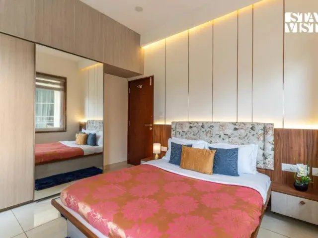 Photo 5 of 10 at Brickstone Villa by VEO, StayVista - 3BHK with Lake View & Shared Pool