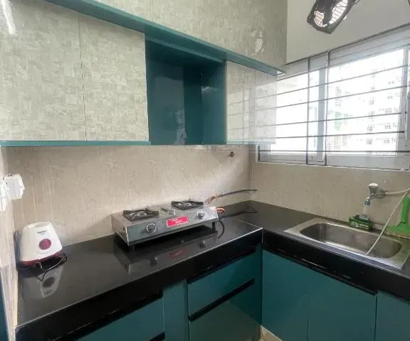 Photo 4 of 10 at GreenFall-Breezy Big 2BHK flat attach bath